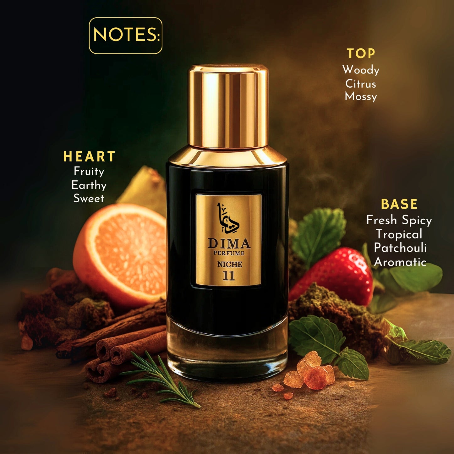 Niche 11 – Citrus, Woody & Patchouli Perfume