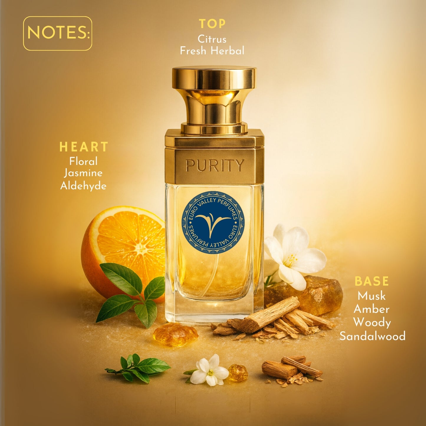 Purity – Citrus, Floral & Woody Perfume