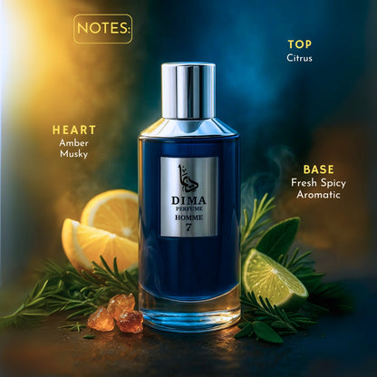 Homme 7 – Citrus & Amber Perfume