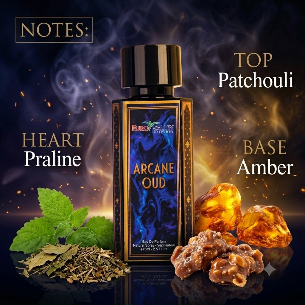 Arcane Oud – Patchouli, Praline & Amber Fragrance