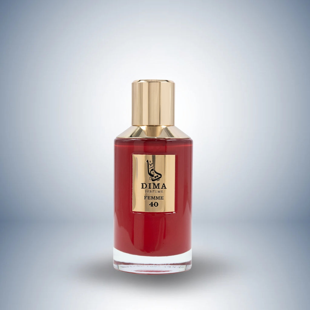 Femme 40 Perfume – Fruity Floral, Saffron & Vanilla Fragrance