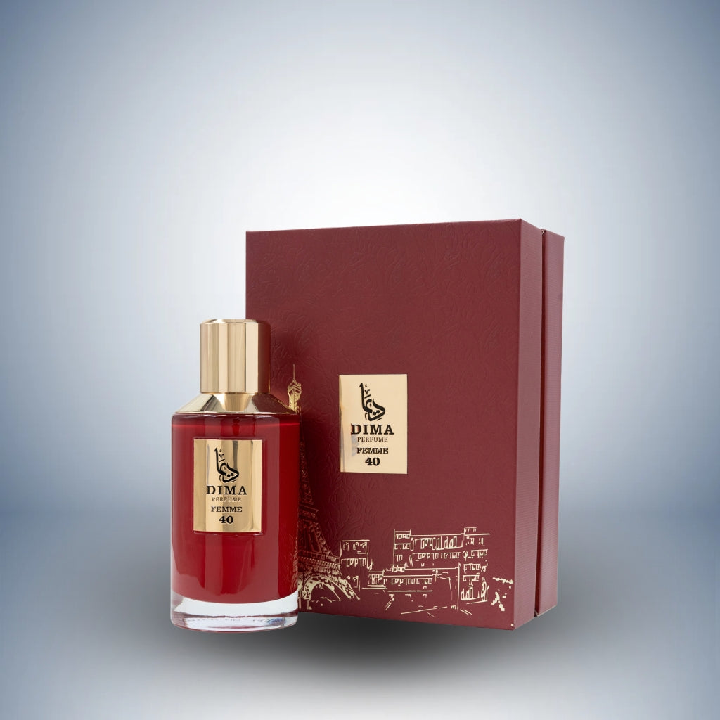 Femme 40 Perfume – Fruity Floral, Saffron & Vanilla Fragrance